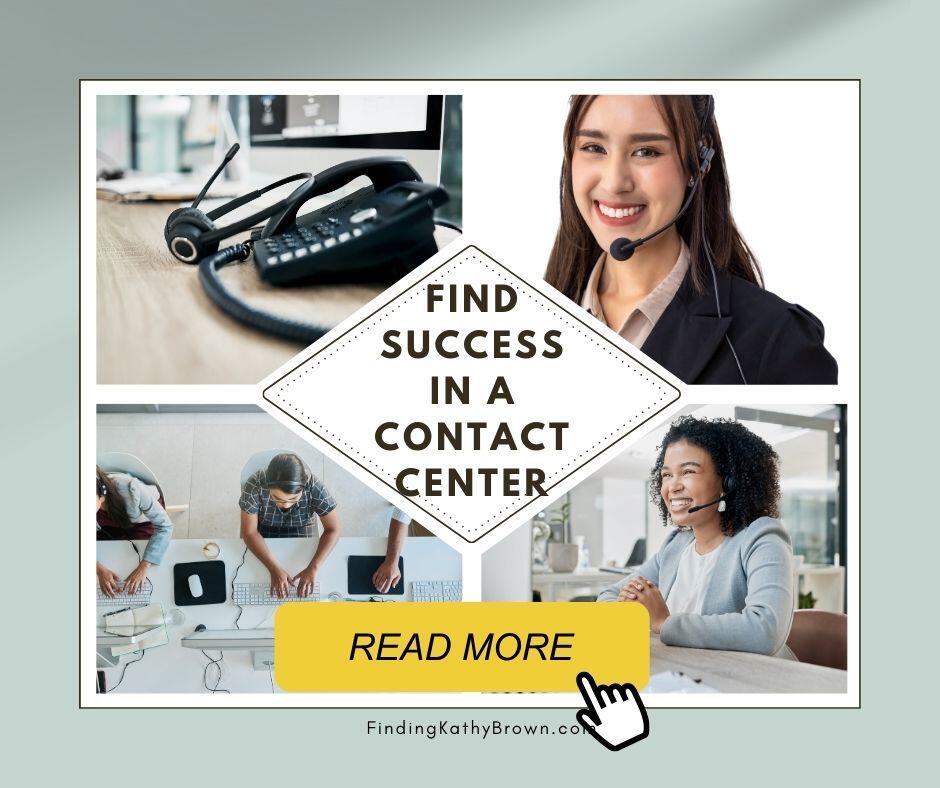 Learn how to find a successful Contact center job. Image shows various call center and customer service agents answering calls.
