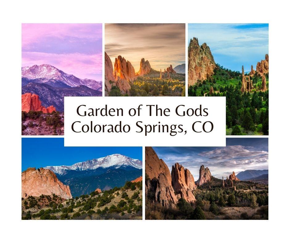 The Garden of the Gods, located in Colorado Springs, Colorado, is known for its stunning and unique red rock formations